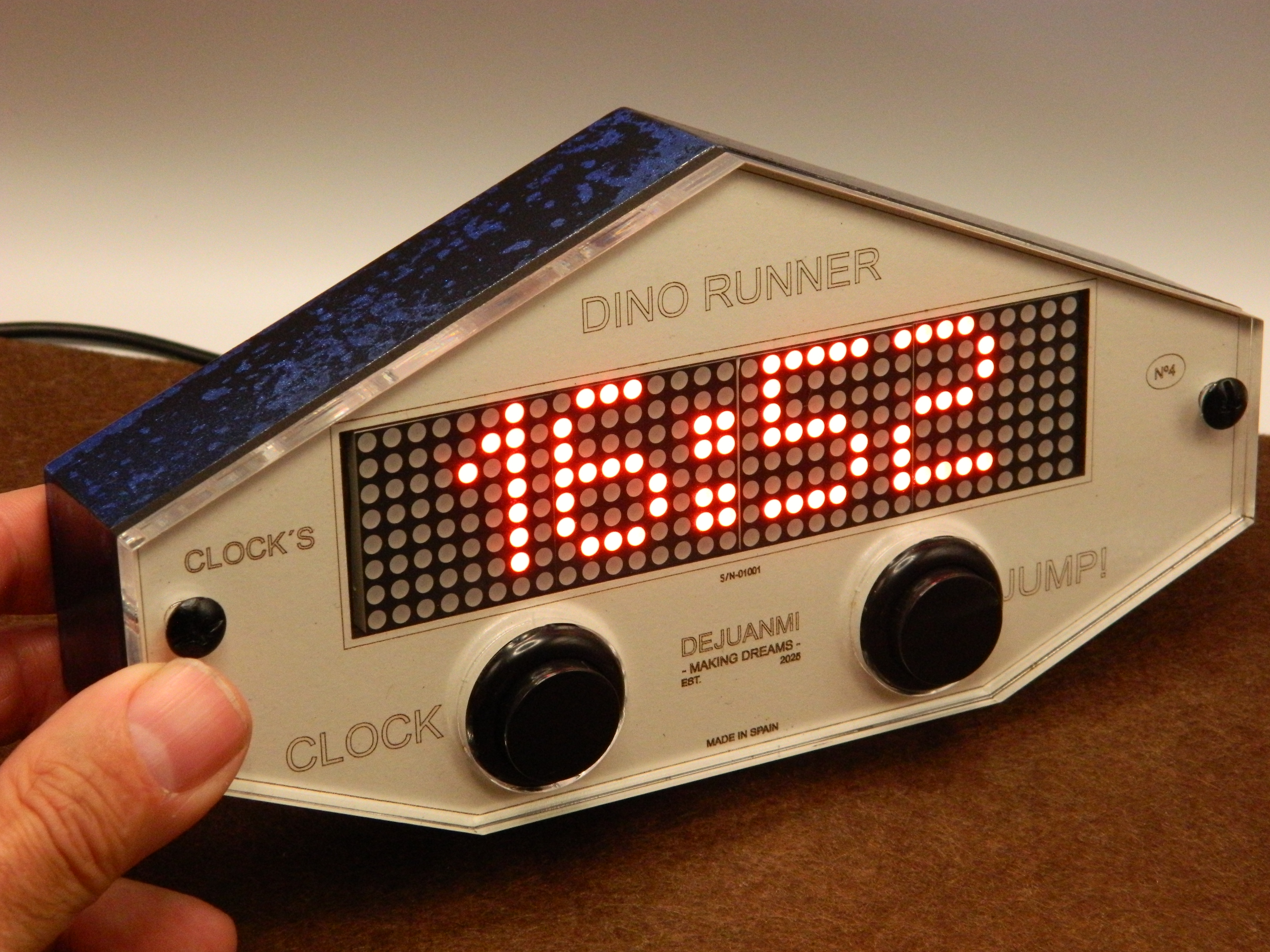 Reloj Dino Runner
